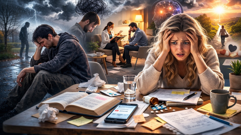 Depressão x Ansiedade: Como Diferenciar e Quando Podem Acontecer Juntas